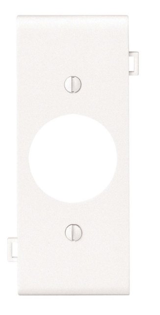 0PSC7-00W Single Gang Sectional Receptacle Wallplate