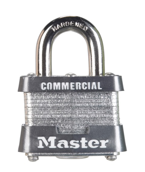 Picture of Master Lock 3KANo.3464 Laminated Padlock  4 Pin - pack of 6