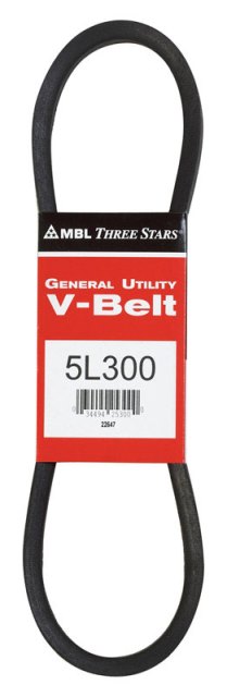 Mitsuboshi FHP General Utility V-Belt 0.63 in. W X 30 in. L For Fractional Horsepower Motors
