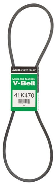 4LK470A Lawn & Garden V-Belt, 0.5 x 47 in.