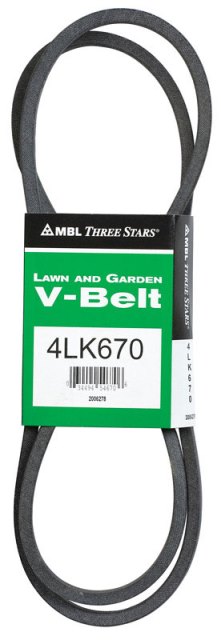 4LK670A Lawn & Garden V-Belt  0.5 x 67 in.