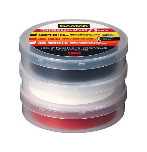 6132-10828-6 0.75 in. Vinyl Electrical Tape Assorted