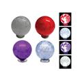 Alpine TYG108A 6 in. Frosted Glass Garden Globe with LED Lights - pack of 4 Alpine TYG108A 6 in. Frosted Glass Garden Globe with LED Lights - pack of 4