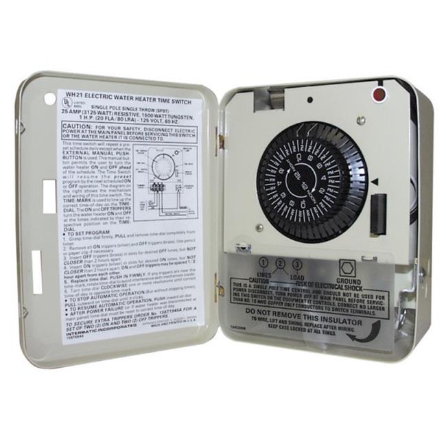 Intermatic WH21 250V Elektrischer Durchlauferhitzer Zeitschaltuhr - Bild 1 von 1