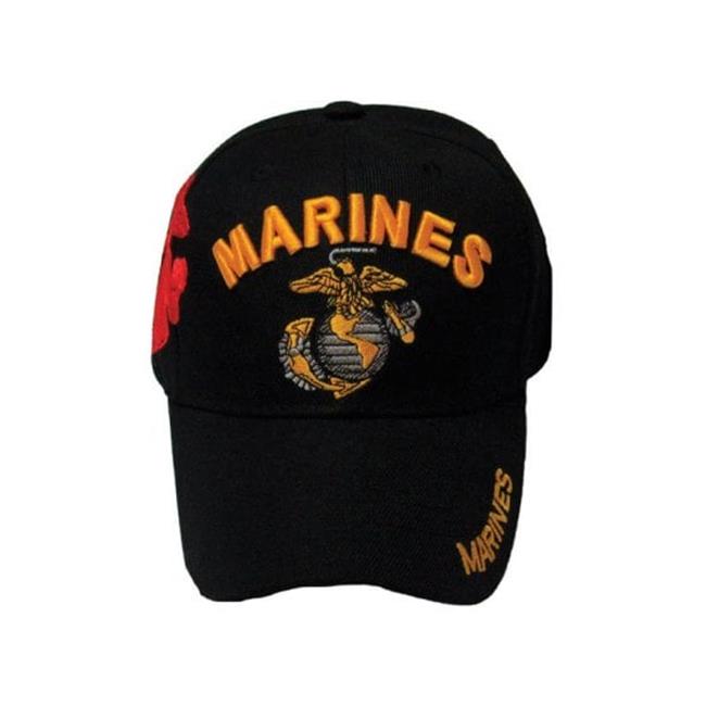 JWM 6995 US Marines Baseball Cap Black - pack of 6