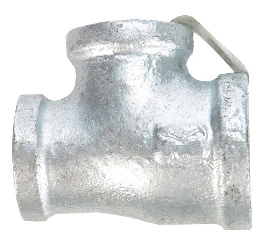 Picture of B &amp; K 510-544BG Reducing Tee Malleable Galvanized Iron  1 x 0.75 x 0.75 in. - pack of 5