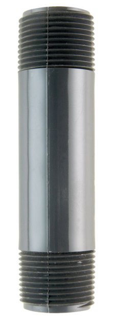 B&K Schedule 80 1 in. MIP X 1 in. D MIP PVC 5 in. Nipple 1 pk