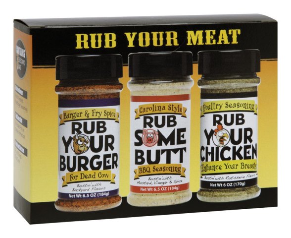 OW89065 6.5 oz Championship BBQ Seasoning Gift Pack -