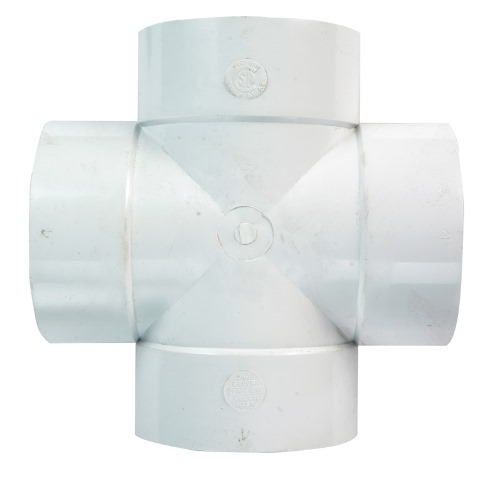 P179 PVC Cross Tee 4 in.