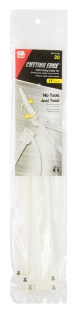 45-311SC 11 in. Self Cutting Cable Tie  Natural Color -