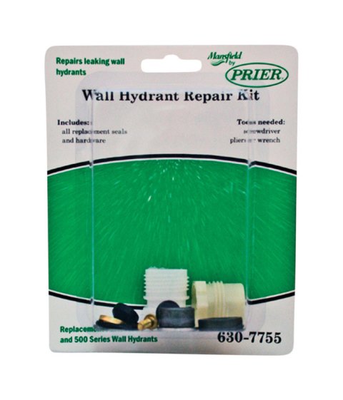 Prier Wall Hydrant Repair Kit For Mansfield 0 in. L X .5 in. W X .5 in. H X .5 in. D .5 in. Brass/Pl