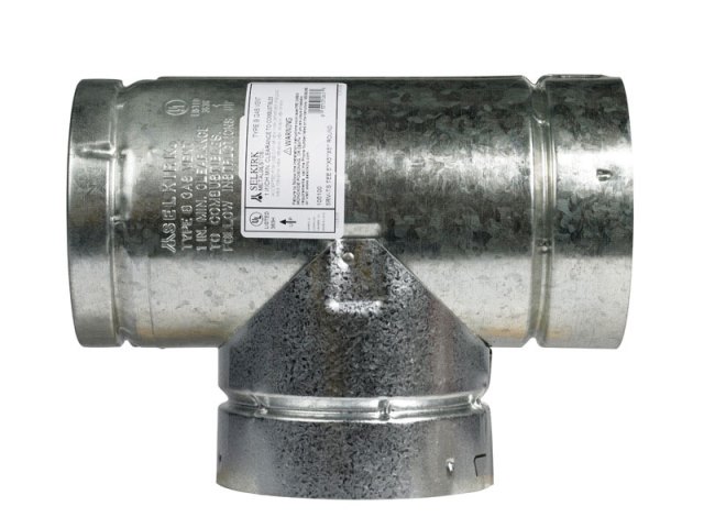 Selkirk 185100 Gas Vent Standard Tee  5 in. -