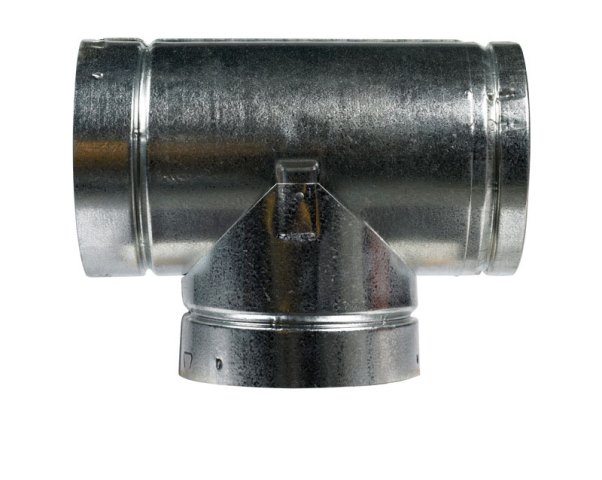 186100 Standard Gas Vent Tee 6 in. - pack of 2