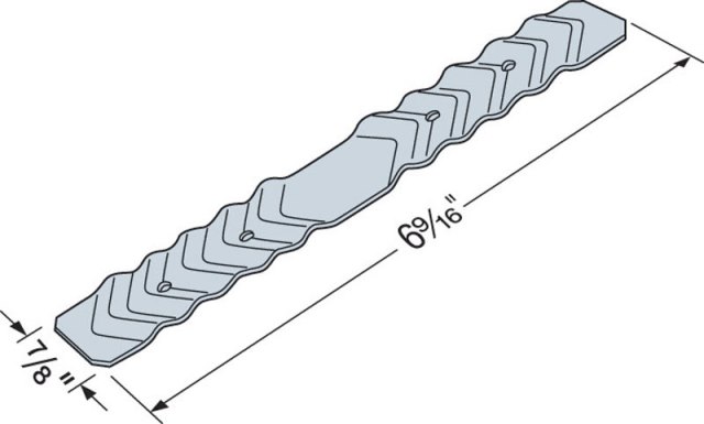 BTB Brick Tie  0.87 x 6.06 in.