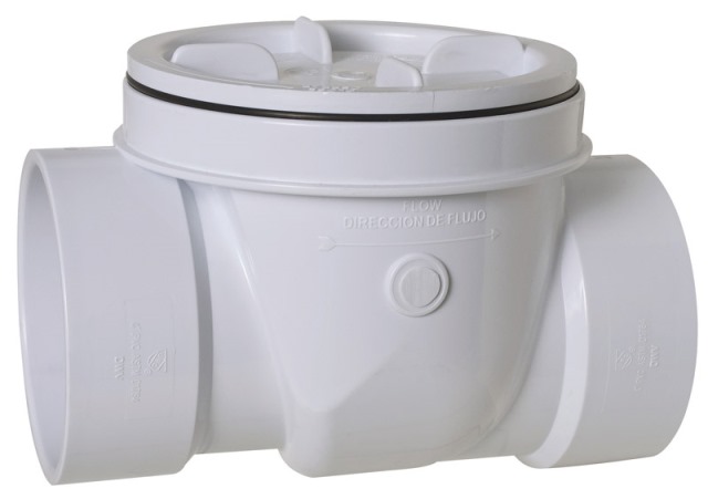 ProCheck 3 in. D X 3 in. D Slip Plastic Swing Valve