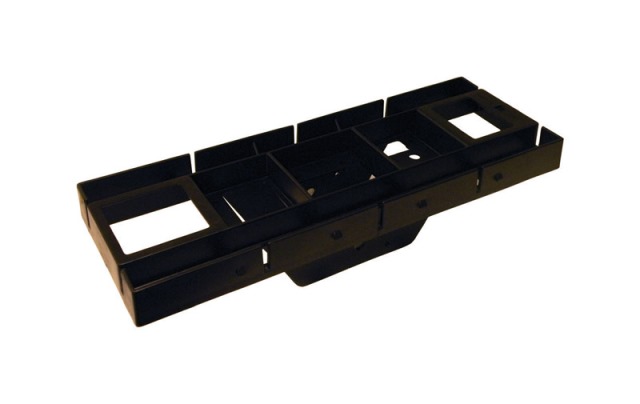 GMB225B Mailbox Mounting Bracket  Black