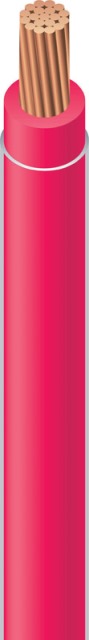 22966658 500 ft. 12 Ground Wire Gauge THHN Standard, Red