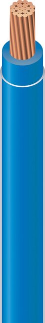 22967458 Stranded Copper Thhn Building Wire, Blue - 500 ft.