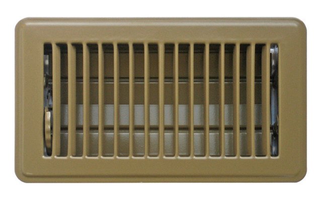 C150MB04X08 Floor Register  Brown - 8 x 4 in.