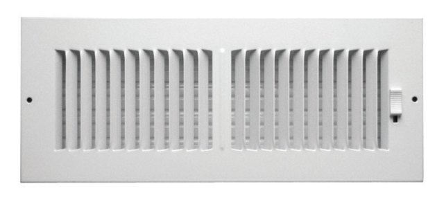 C102M12X04 2-Way Sidewall Ceiling Register  12 x 4 in.