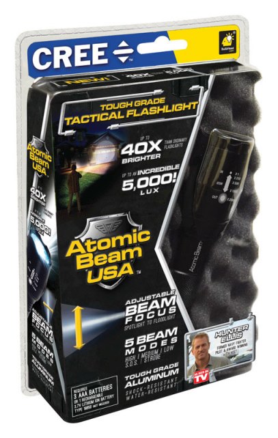 Picture of Atomic Beam USA 11217-12 LED Flashlight  Black