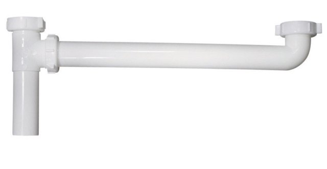 125A-16WK Plastic Direct Connect End Outlet Continuous Waste 1.5 x 16 in.