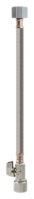 2068PCPOLFC20K 0.5 in. Quarter Turn Angle Valve Toilet Connector