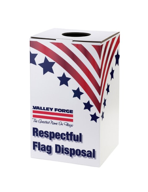Picture of Valley Forge BOXREC 22 x 12.5 x 13.75 in. Plastic Flag Disposal Box
