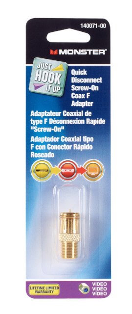 Monster 140071-00 Quick Disconnect Adapter - pack of 6