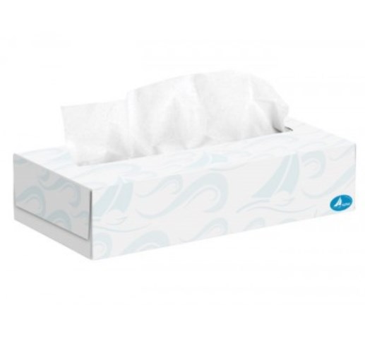 Picture of Harbor H5100 Facial Tissue  White  100 Count