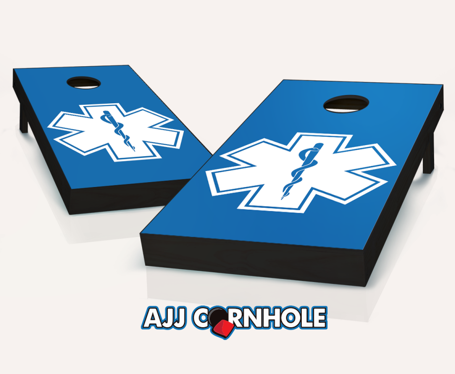 Picture of AJJCornhole 107-EMS EMS cornhole Set with Bags - 8 x 24 x 48 in.