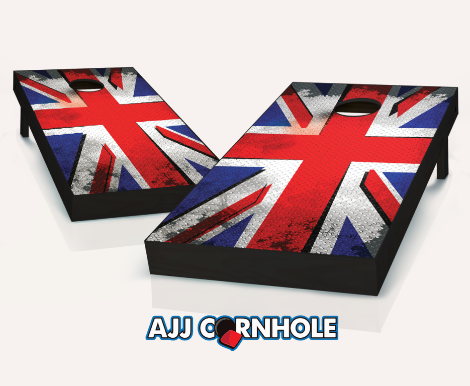 Picture of AJJCornhole 107-Britishpunk British Punk Flag Cornhole Set with Bags - 8 x 24 x 48 in.