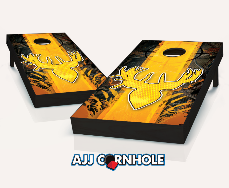 Picture of AJJCornhole 107-DeerSportsman Deer Sportsman Theme Cornhole Set with bags - 8 x 24 x 48 in.