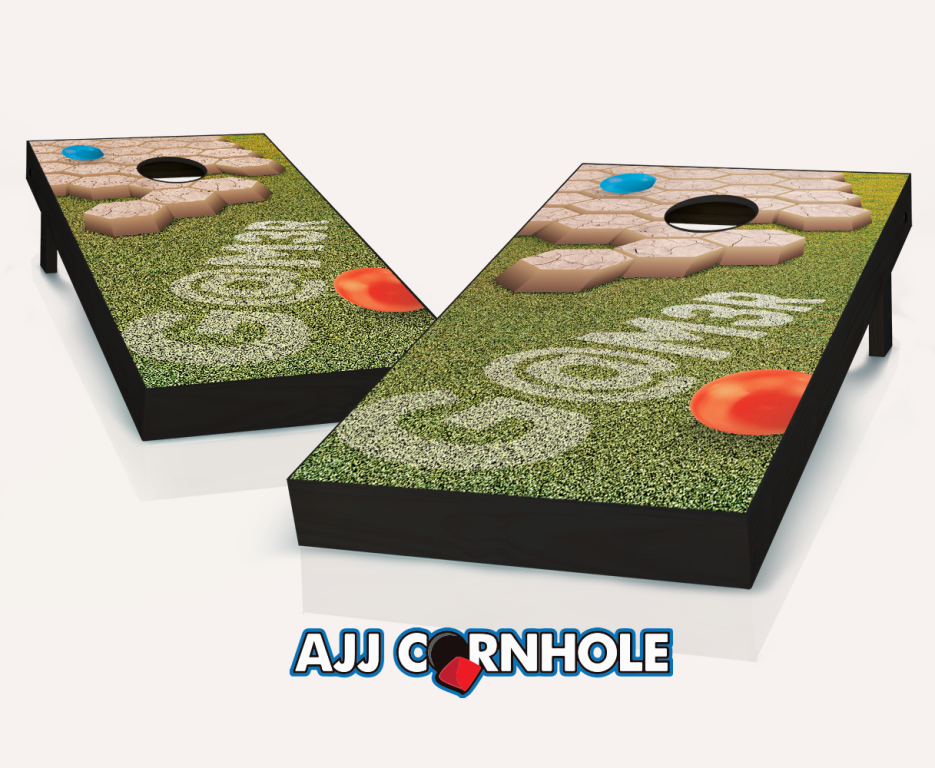 Picture of AJJCornhole 107-Gamer Gamer Theme Cornhole Set with Bags - 8 x 24 x 48 in.