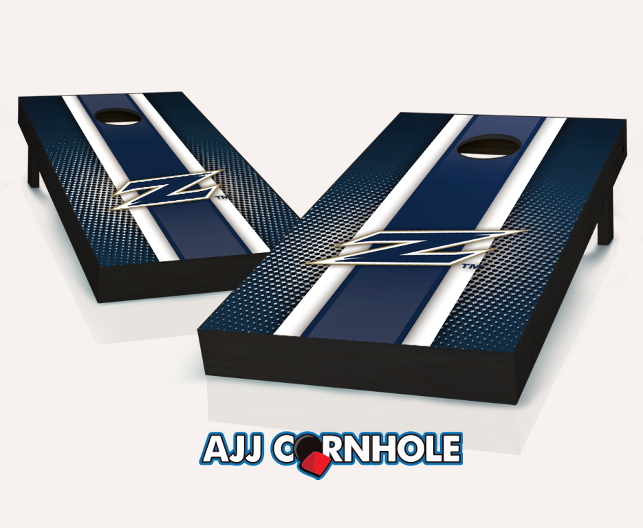 Picture of AJJCornhole 110-AkronStriped Akron Zips Striped Theme Cornhole Set with Bags - 8 x 24 x 48 in.