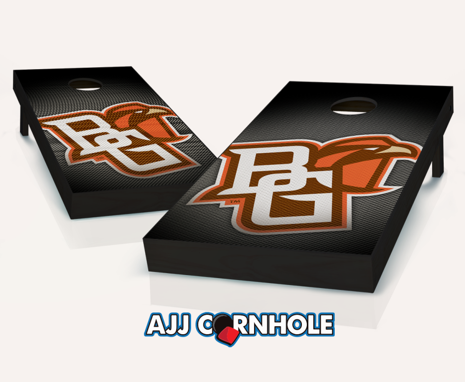Picture of AJJCornhole 110-BGSUSlanted Bowling Green Falcons Slanted Theme Cornhole Set with Bags - 8 x 24 x 48 in.