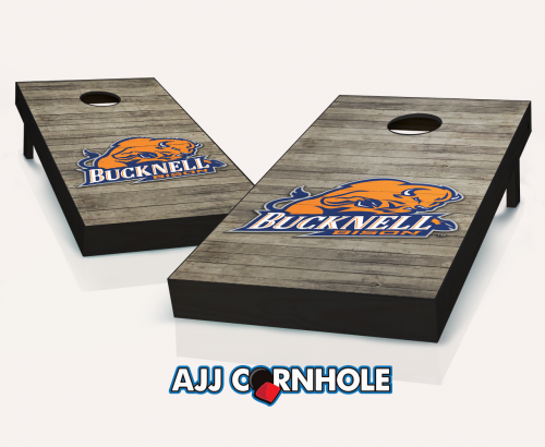 Picture of AJJCornhole 110-BucknellDistressed Bucknell Bison Distressed Theme Cornhole Set with Bags - 8 x 24 x 48 in.