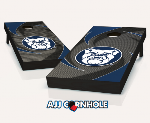 Picture of AJJCornhole 110-ButlerSwoosh Butler Bulldogs Swoosh Theme Cornhole Set with Bags - 8 x 24 x 48 in.