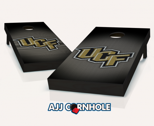 Picture of AJJCornhole 110-CentralFlordiaSlanted Central Flordia Knights Slanted Theme Cornhole Set with Bags - 8 x 24 x 48 in.