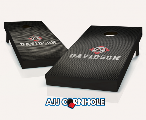 Picture of AJJCornhole 110-DavidsonSlanted Davidson Wildcats Slanted Theme Cornhole Set with bags - 8 x 24 x 48 in.