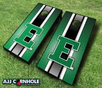Picture of AJJCornhole 110-EasternMichiganStriped Eastern Michigan Eagles Striped Theme Cornhole Set with bags - 8 x 24 x 48 in.