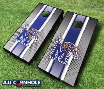 Picture of AJJCornhole 110-MemphisStriped Memphis Tigers Striped Theme Cornhole Set with Bags - 8 x 24 x 48 in.