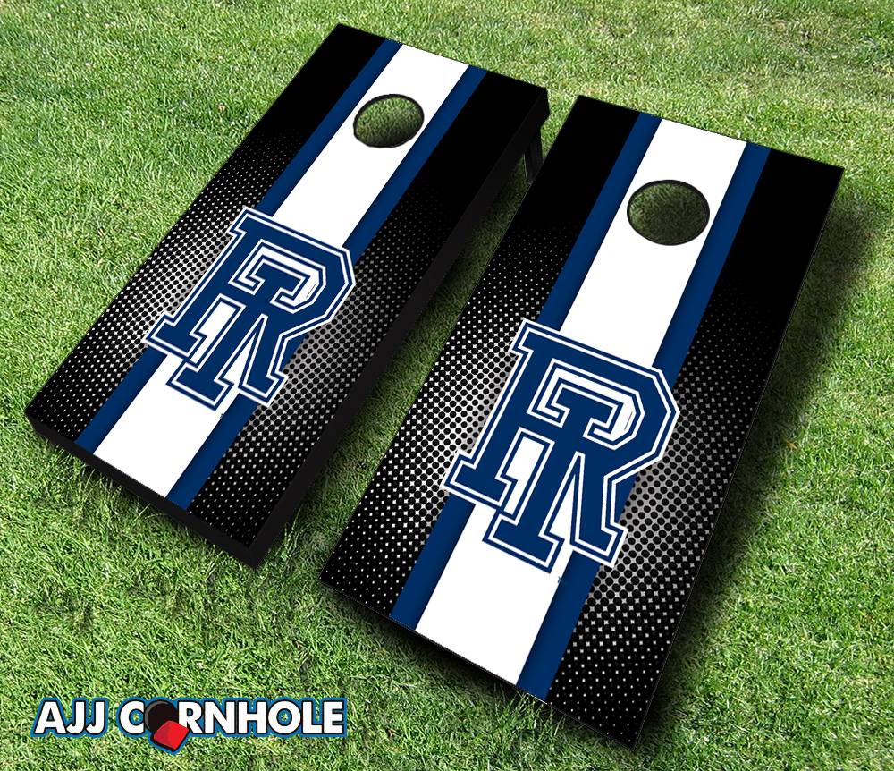 Picture of AJJCornhole 110-RhodeIslandStriped Rhode Island Rams Striped Theme Cornhole Set with Bags - 8 x 24 x 48 in.