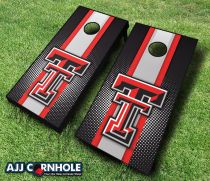 Picture of AJJCornhole 110-TexasTechStriped Texas Tech Red Raiders Striped Theme Cornhole Set with Bags - 8 x 24 x 48 in.