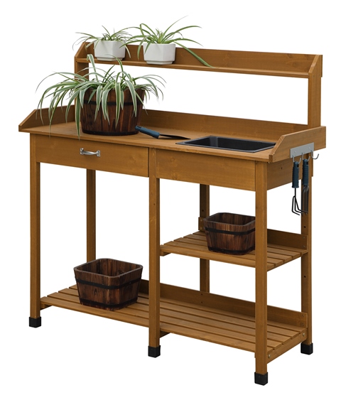 Picture of Convenience Concepts G10458 Deluxe Potting Bench