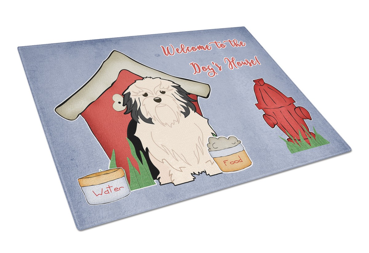 Dog House Collection Lowchen Glass Cutting Board - Large