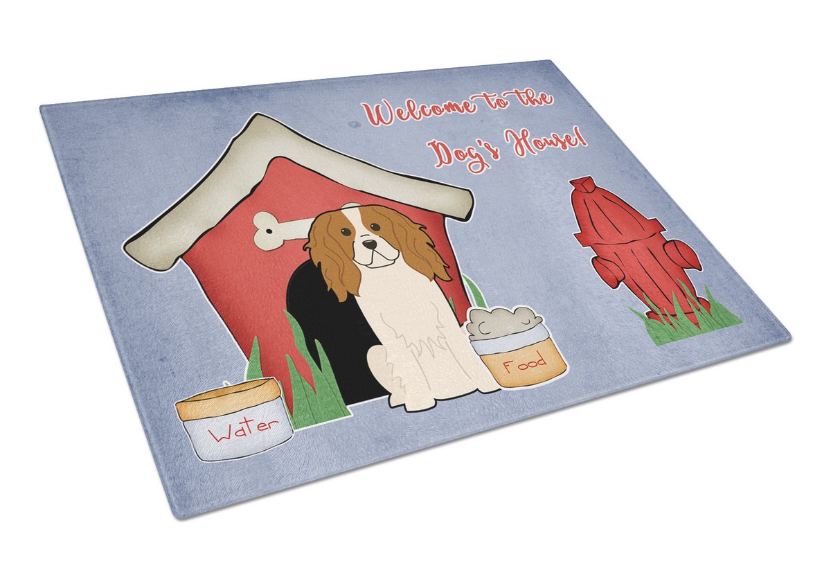 Dog House Collection Cavalier Spaniel Glass Cutting Board - Large