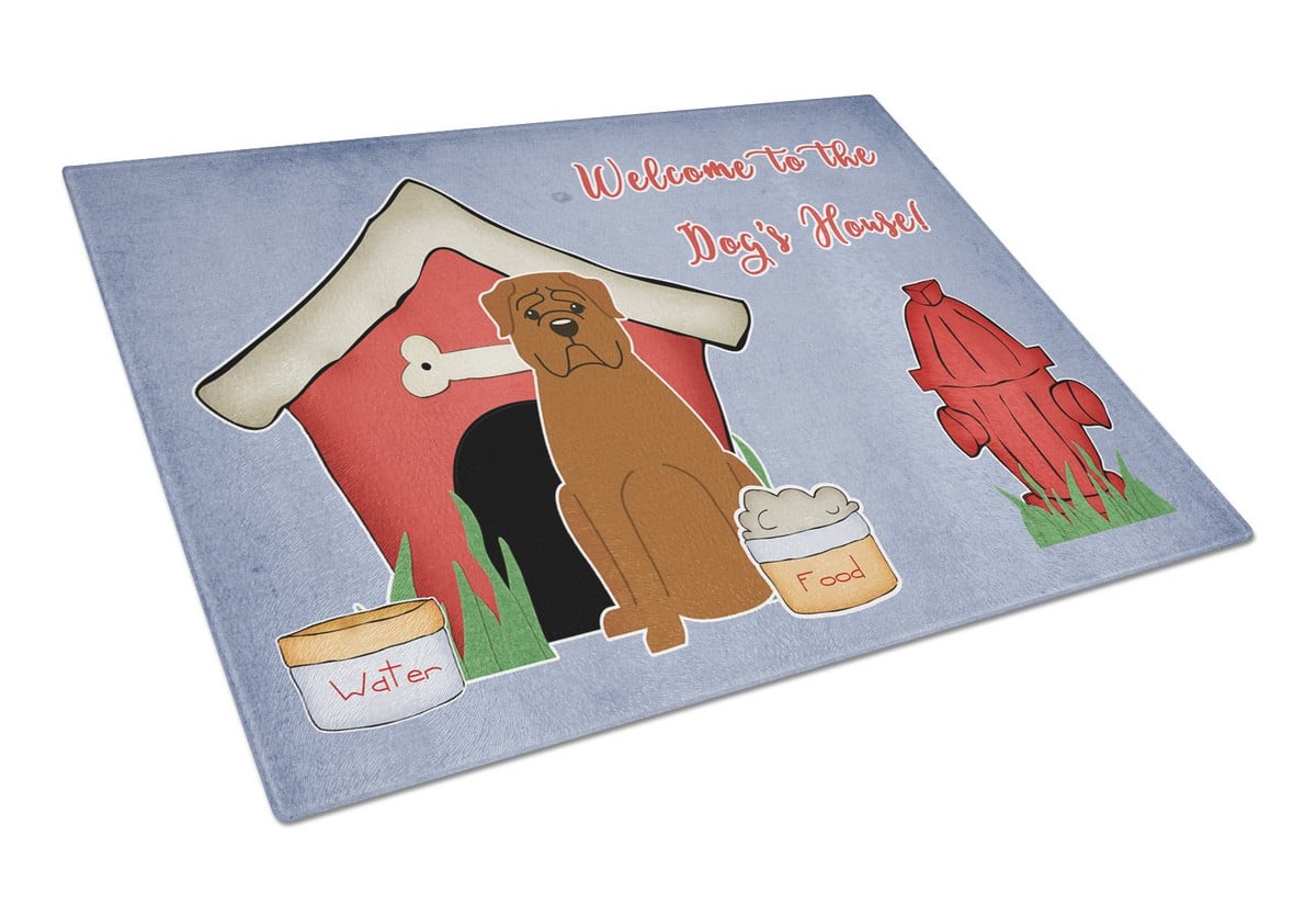 Dog House Collection Dogue De Bourdeaux Glass Cutting Board - Large