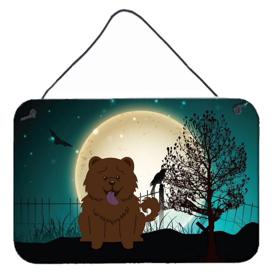 Halloween Scary Chow Chow Chocolate Wall or Door Hanging Prints