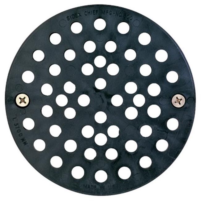 Sioux Chief 801-APK Floor Drain Replacement Strainer Black - 6.75 in.
